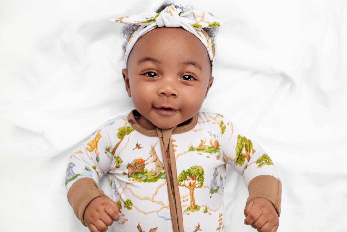 Oh Bother, It's Bedtime Bamboo Zipper Romper