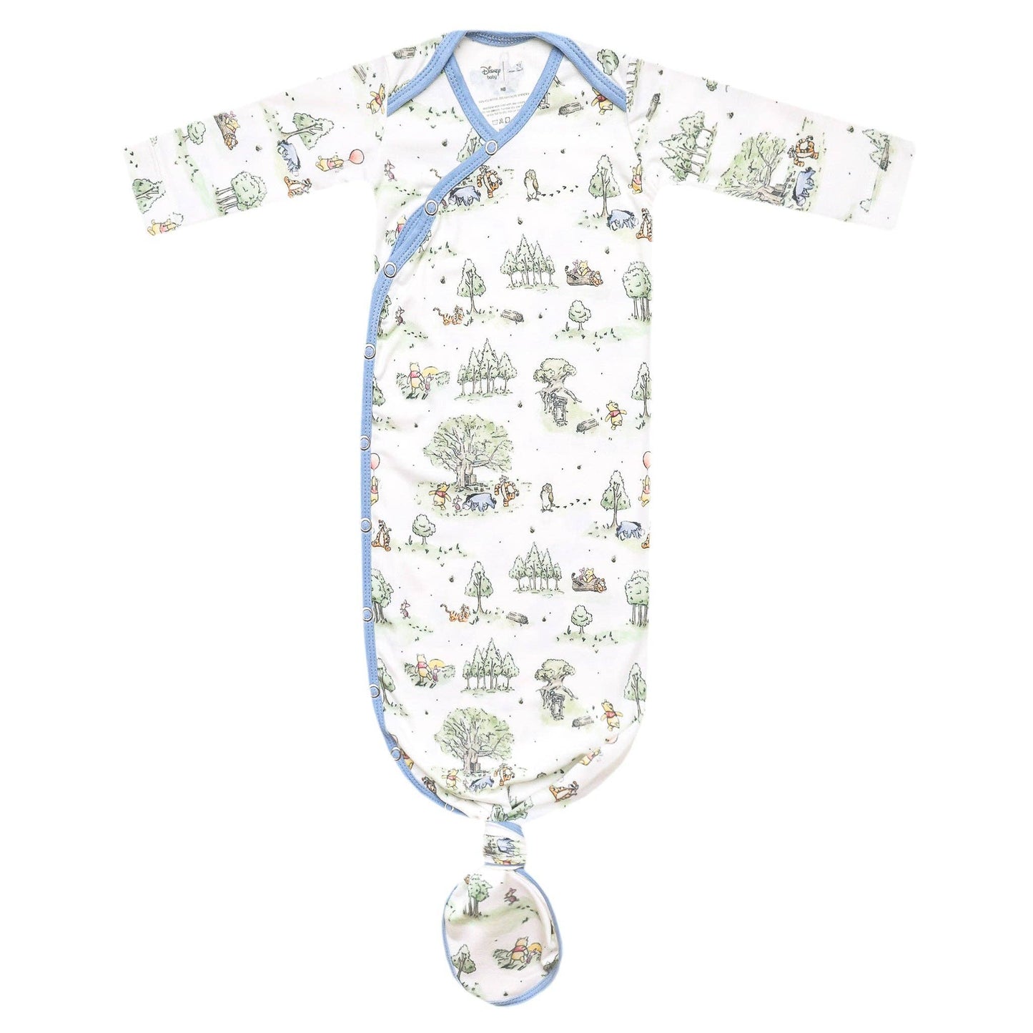 Copper Pearl | Newborn Knotted Gown - Hundred Acre Wood