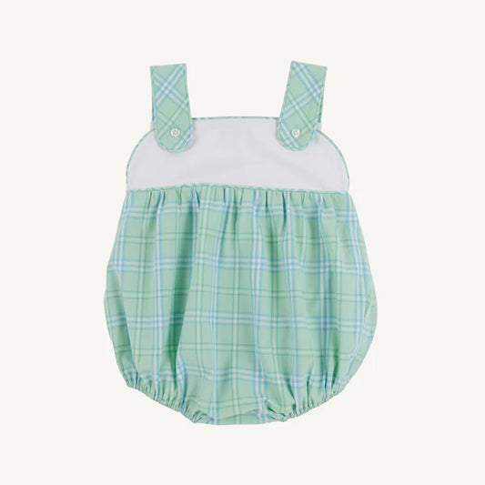 TBBC | Bingham Bubble - Pelham Bay Plaid (Green) with Worth Avenue White