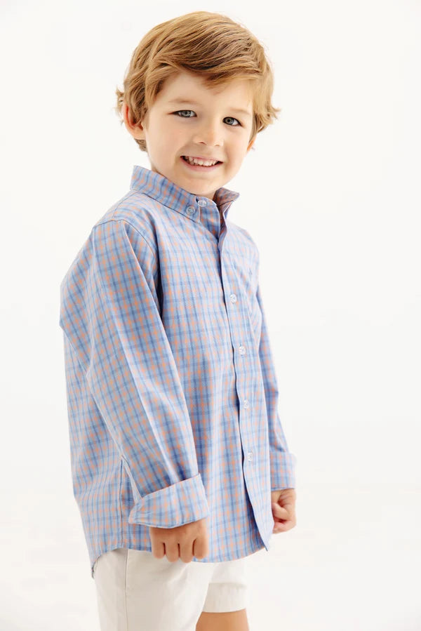 TBBC | Deans List Dress Shirt - Wheaton Windowpane/Nantucket Navy