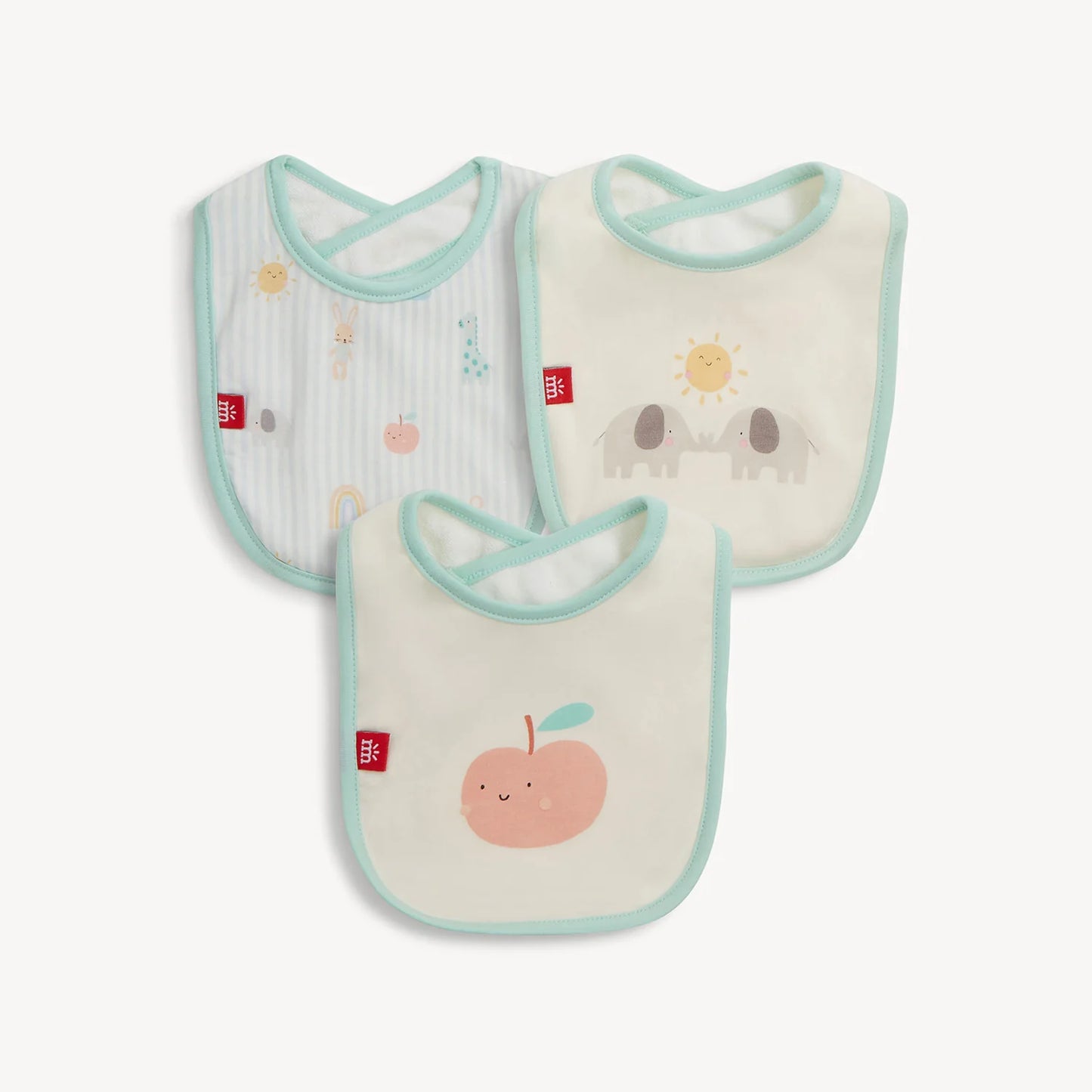 Magnetic Me | Modal Magnetic Bib 3-Pack - Lullaby Sky Blue