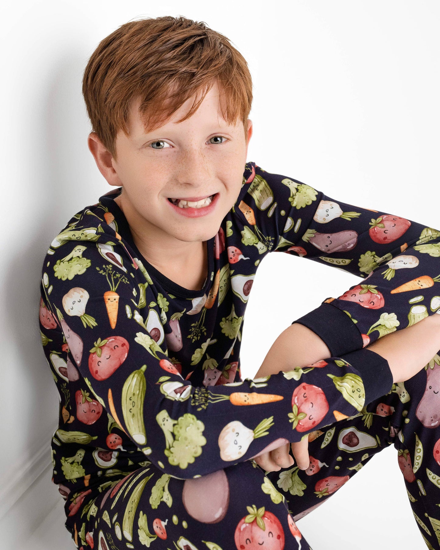 I Love You Veggie Much Long Sleeve Pajamas