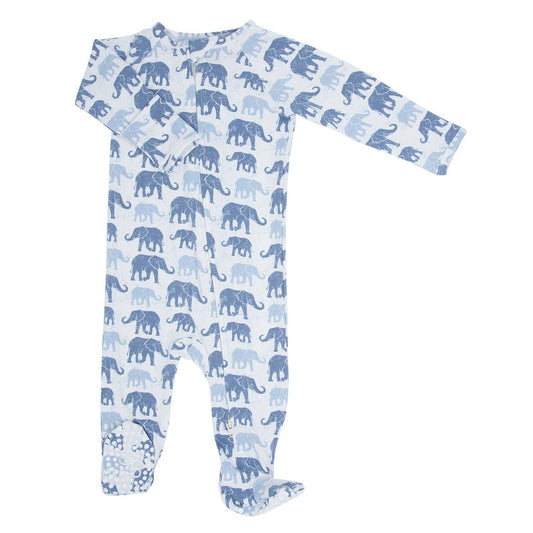 Sweet Bamboo - Zipper Footie - Ethan's Elephants
