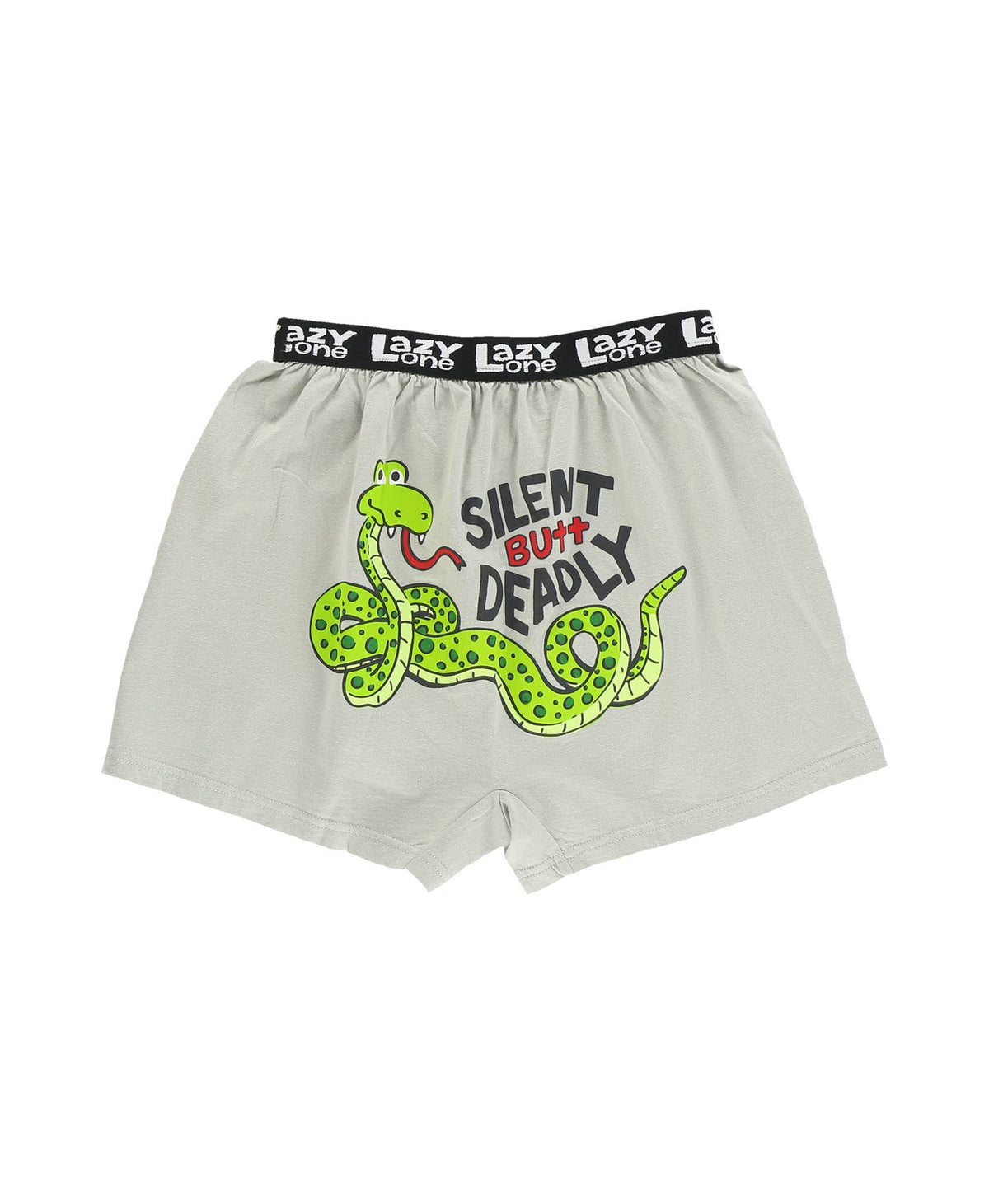 LazyOne | Silent But Deadly Snake Grey Kids Boxer