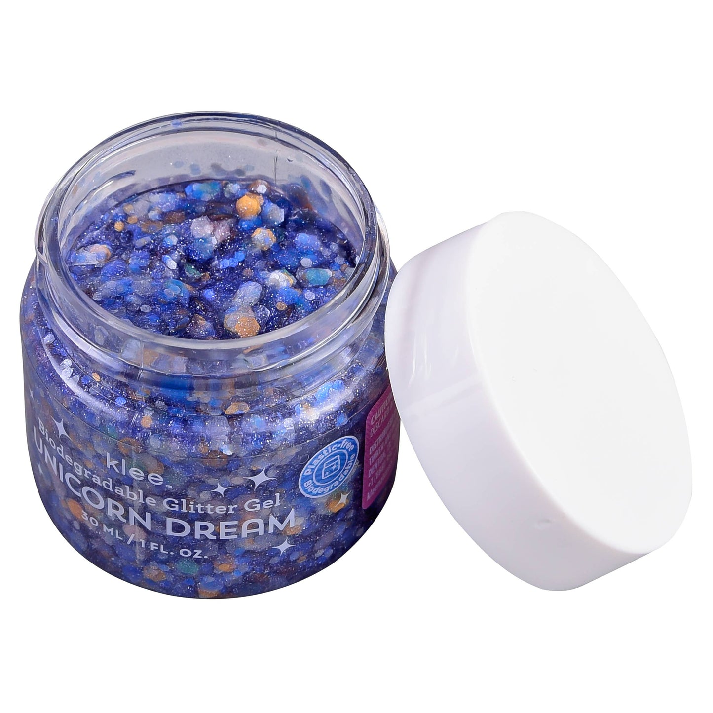 Klee Naturals | Unicorn Dream - Klee Biodegradable Glitter Gel,  1 oz