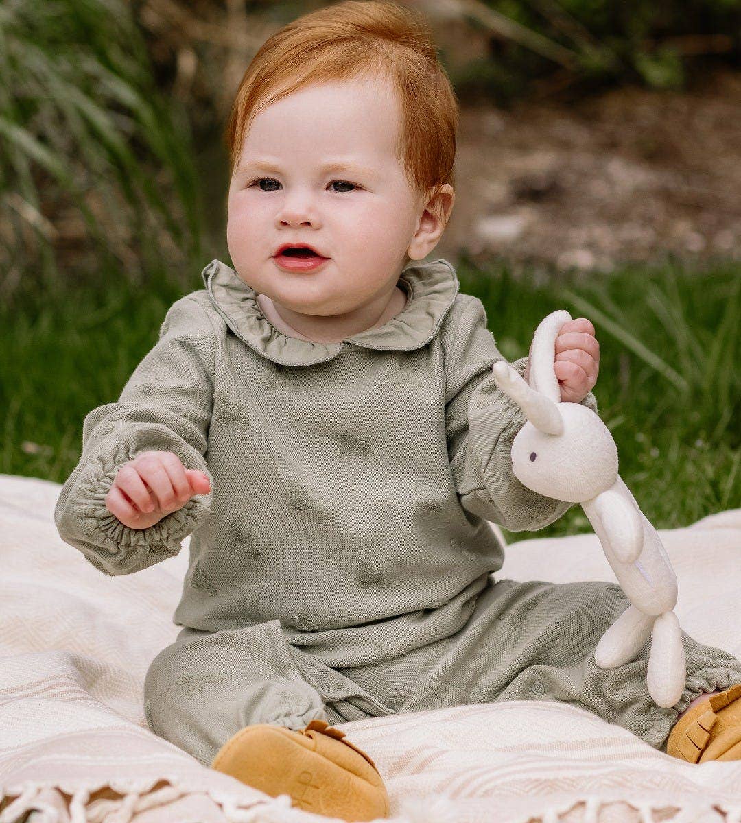 Burt's Bees Baby - Bunny Plush Baby Rattle