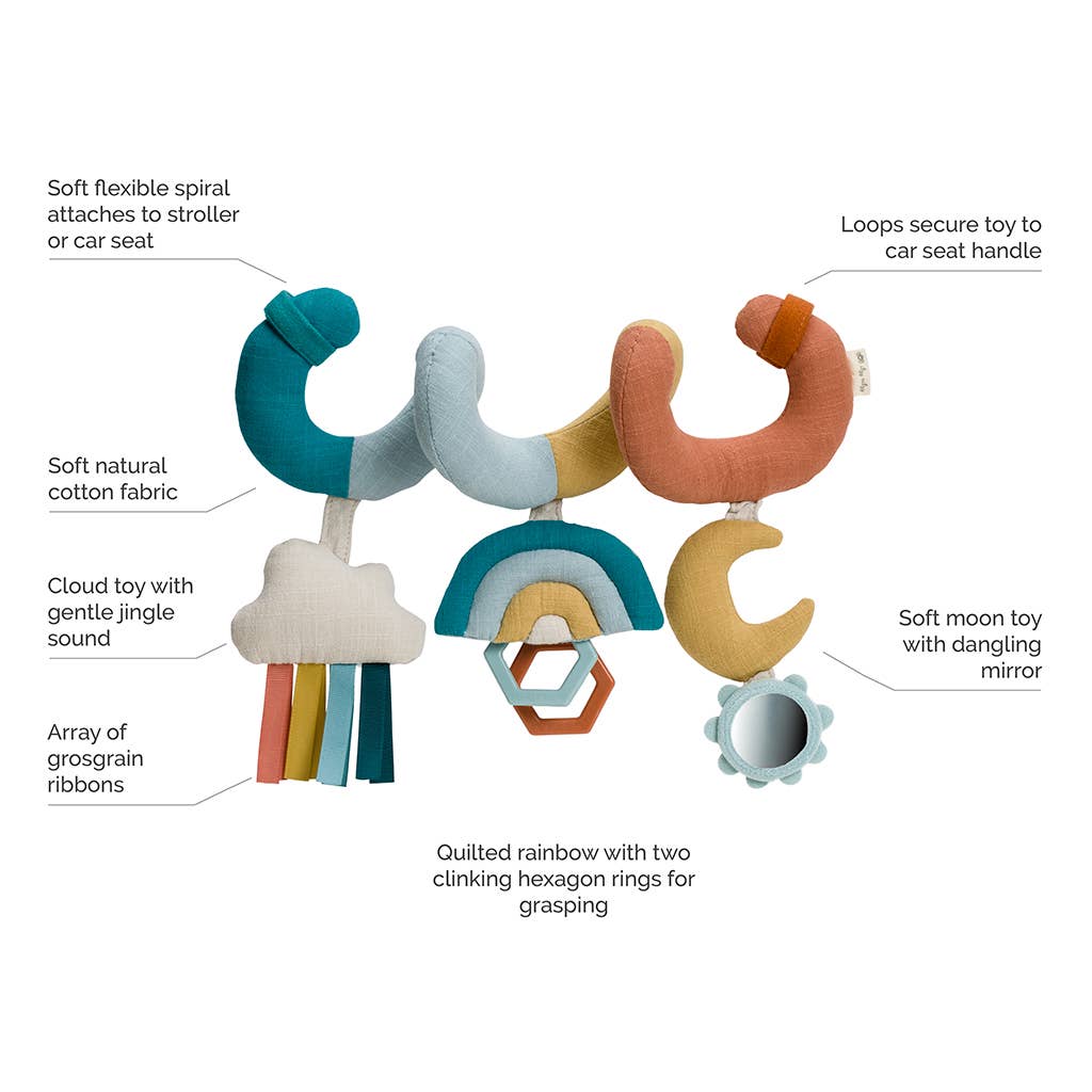 Itzy Ritzy | Bitzy Bespoke Itzy Bitzy Spiral Car Seat Activity Toy