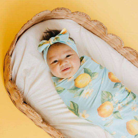 Copper Pearl | Knit Swaddle Blanket - Melody