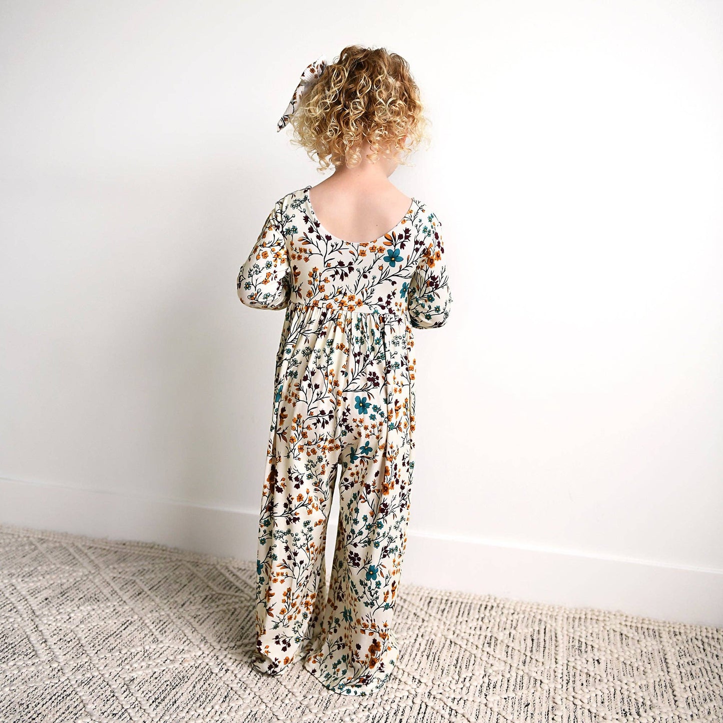 Maren Bamboo Floral Wide Leg Romper