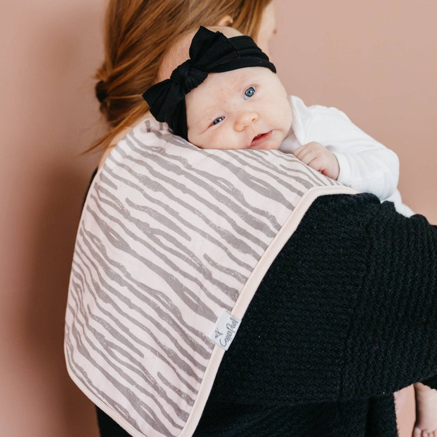 Copper Pearl | 3 Pack Premium Burp Cloths - Zara
