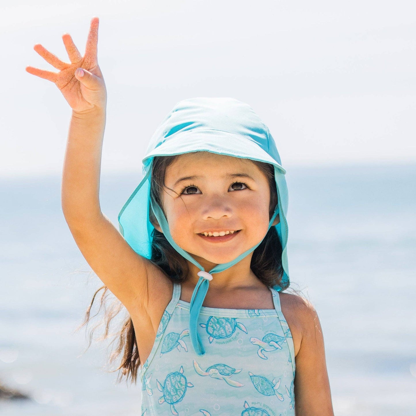 UPF50+ Eco Flap Kids Sun Hat