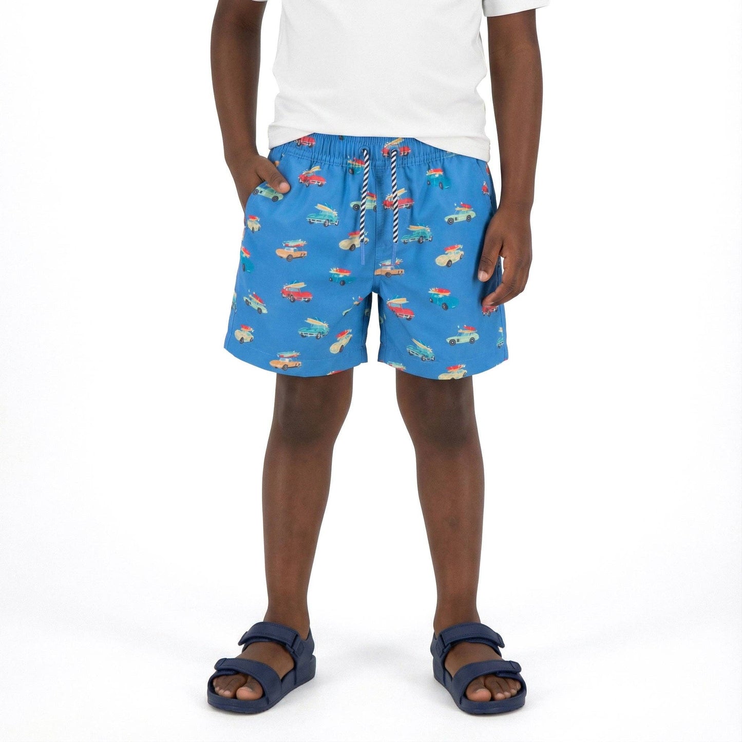 Andy & Evan - Kids Swim Trunk | Retro Surf Car