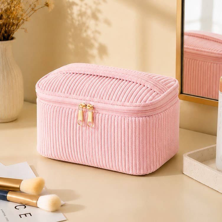 Corduroy Cosmetic Bag