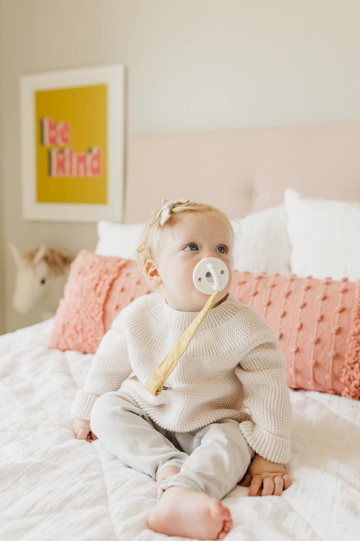 Copper Pearl | Binky Clips - Fern