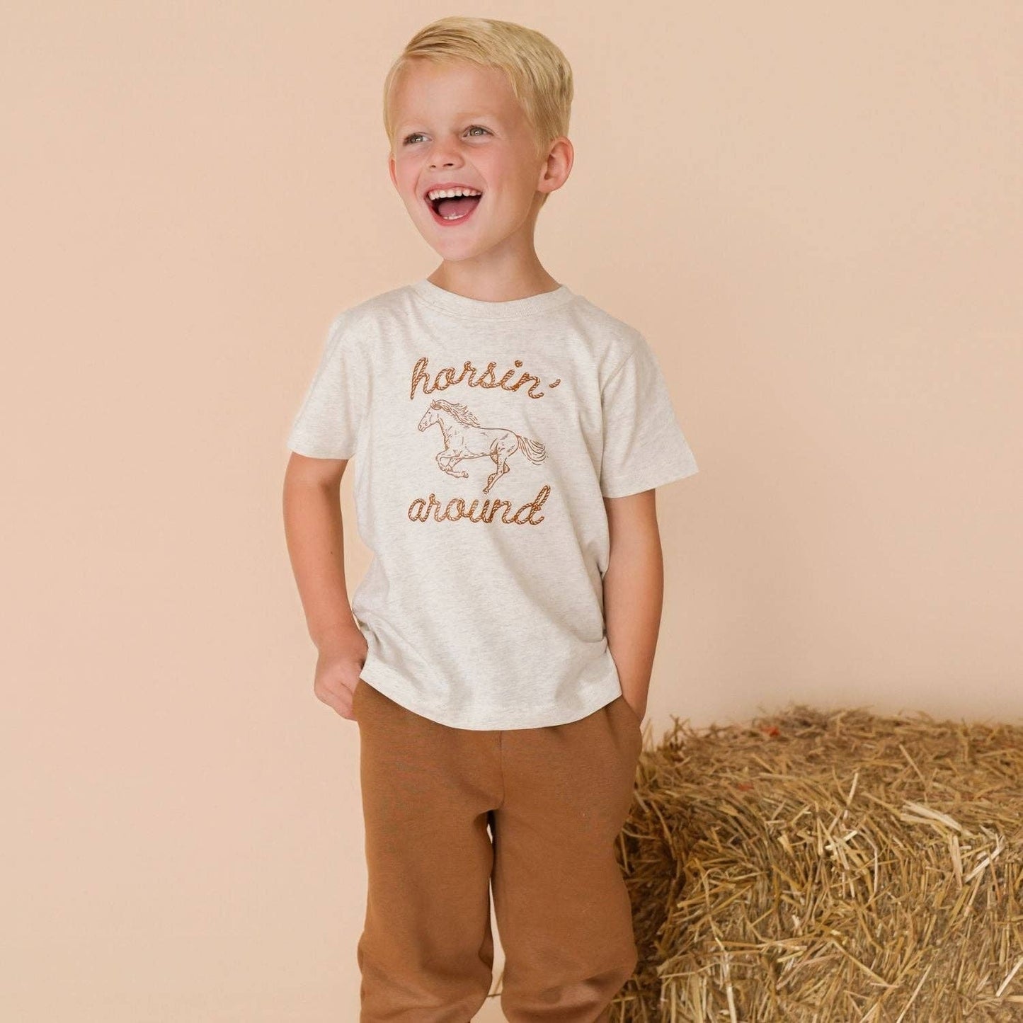 Horsin' Around Western Short Sleeve T-Shirt