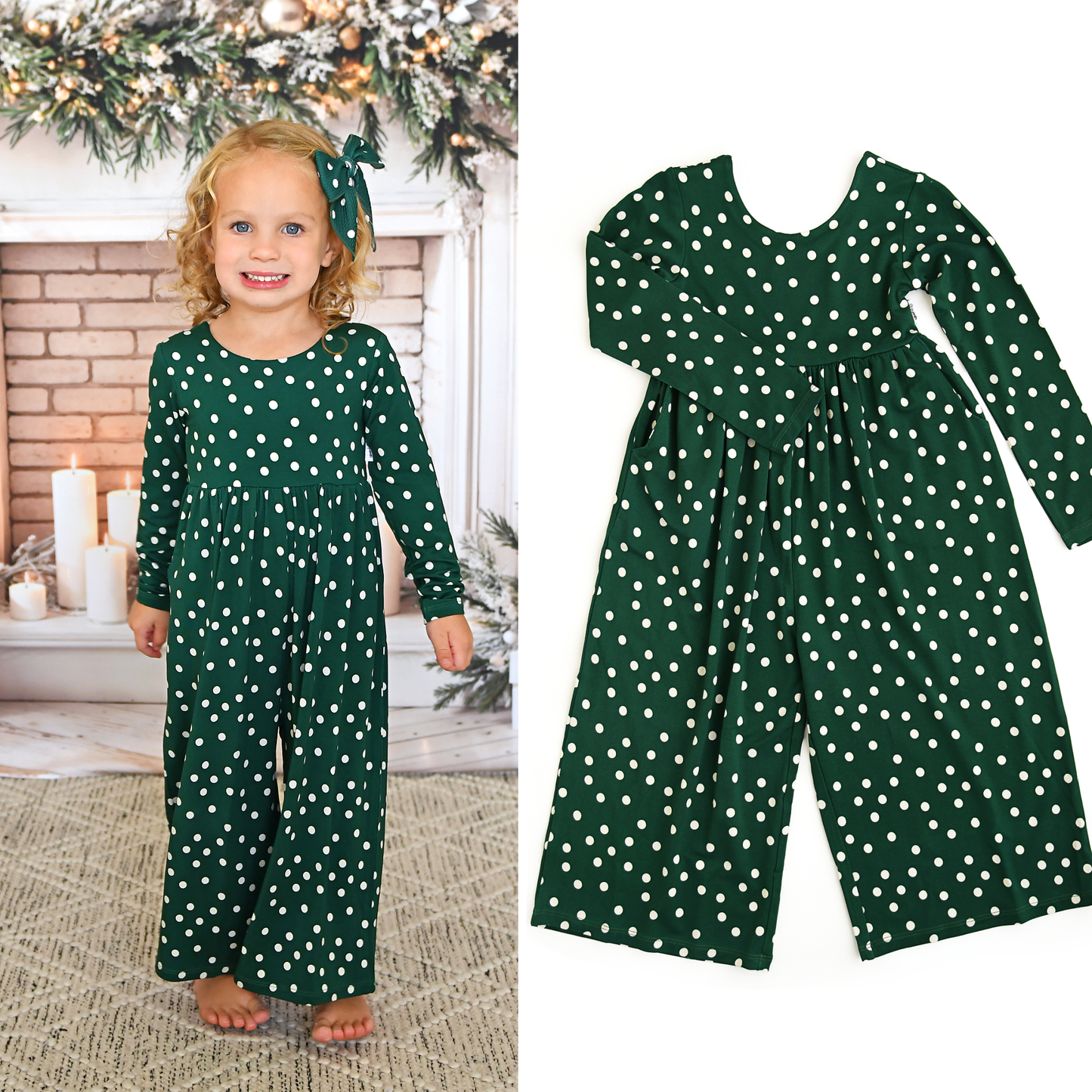 Dottie Wide Leg Bamboo Romper