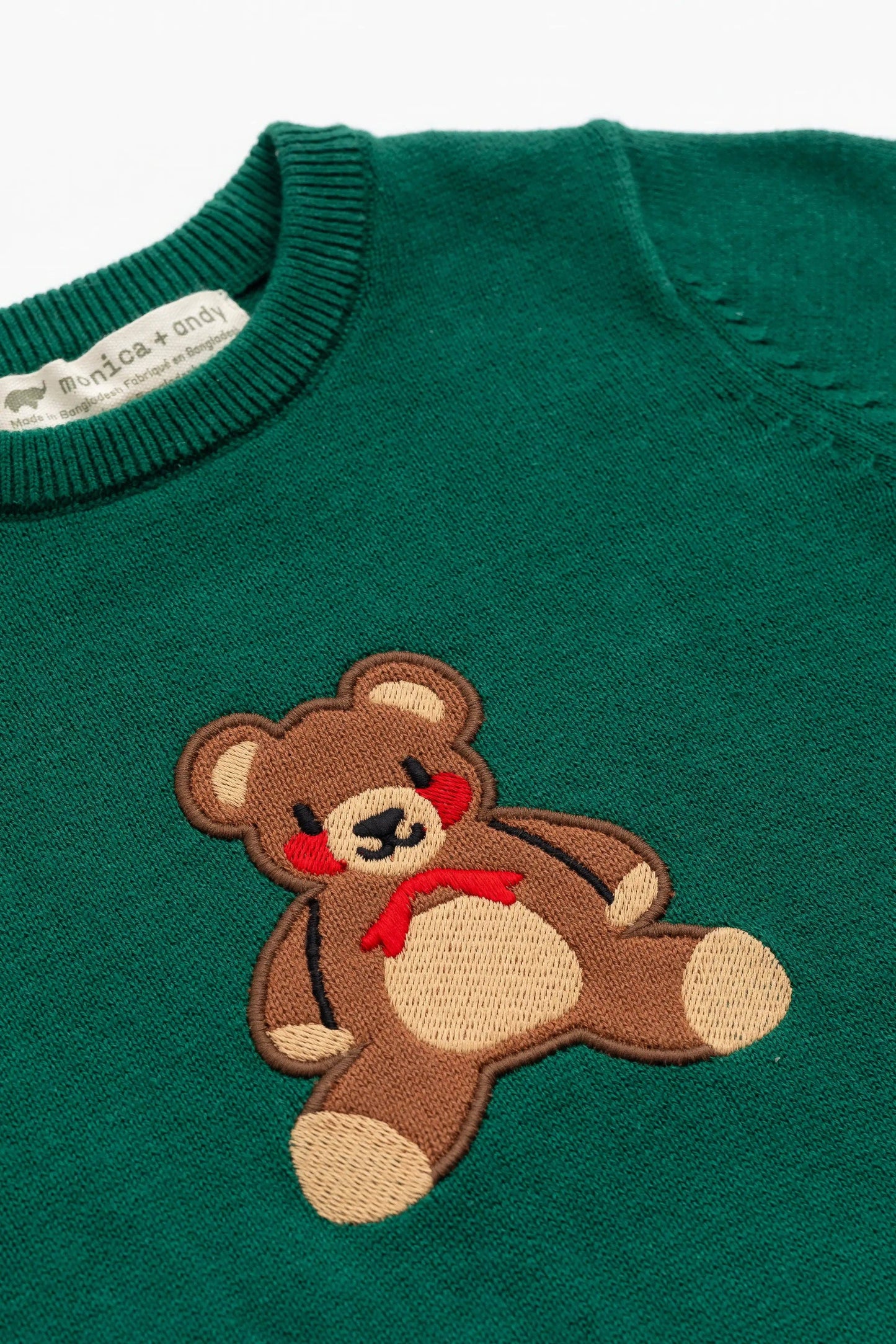 All Bundled Up Green Knit Set | 100% Organic Cotton