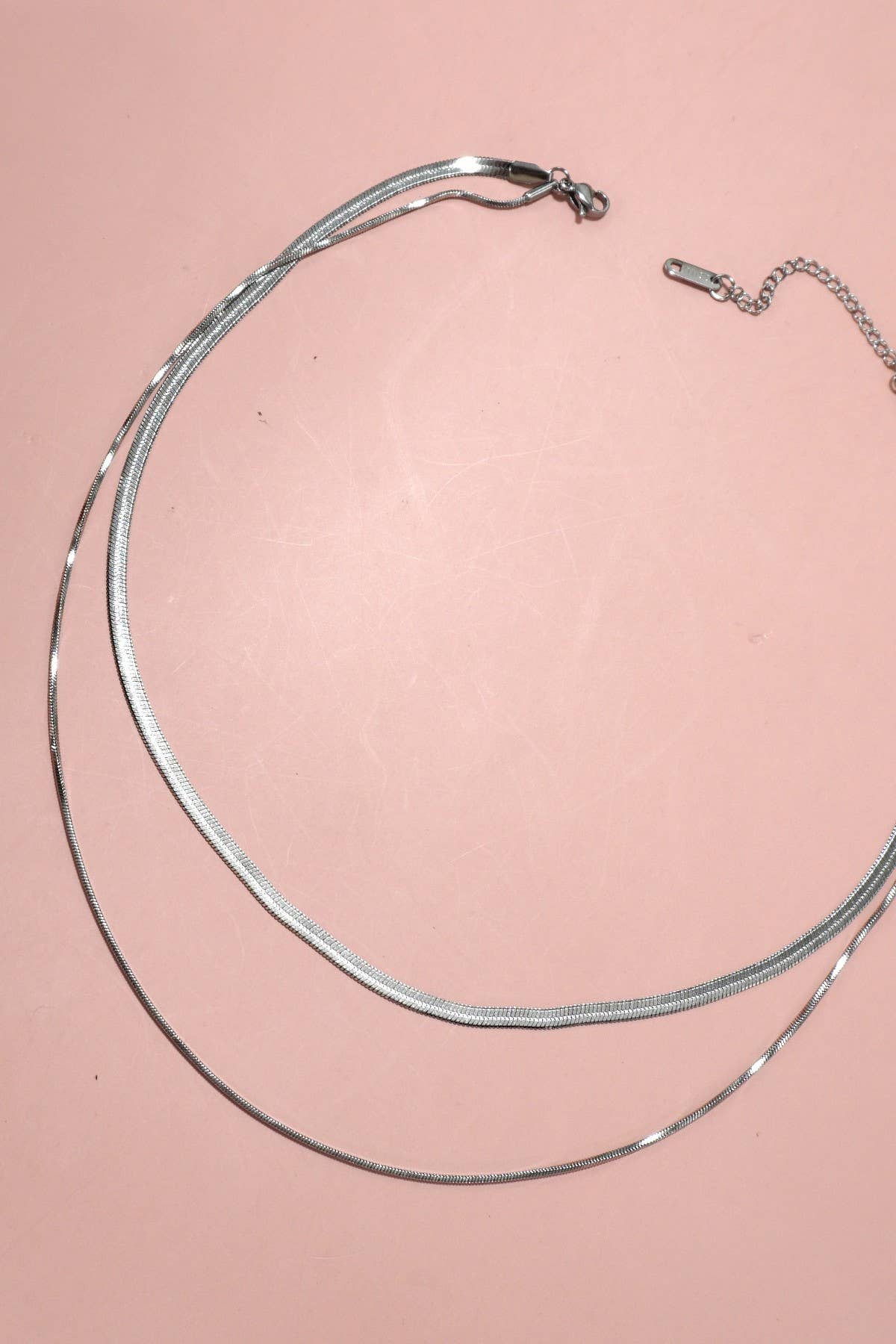 Multi-Layer Herringbone Necklace