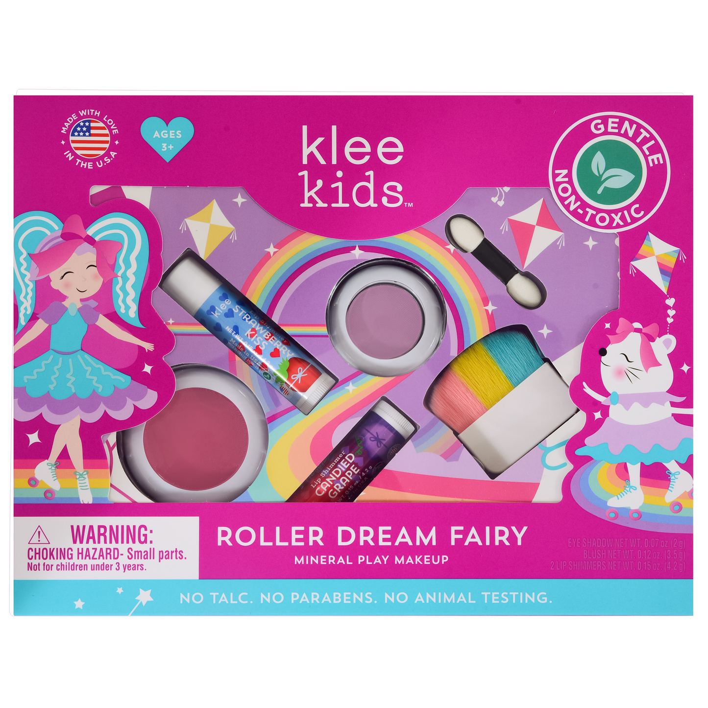 Klee Naturals - Crystal Palace Fairy - Klee Kids Play Makeup 4-PC Kit