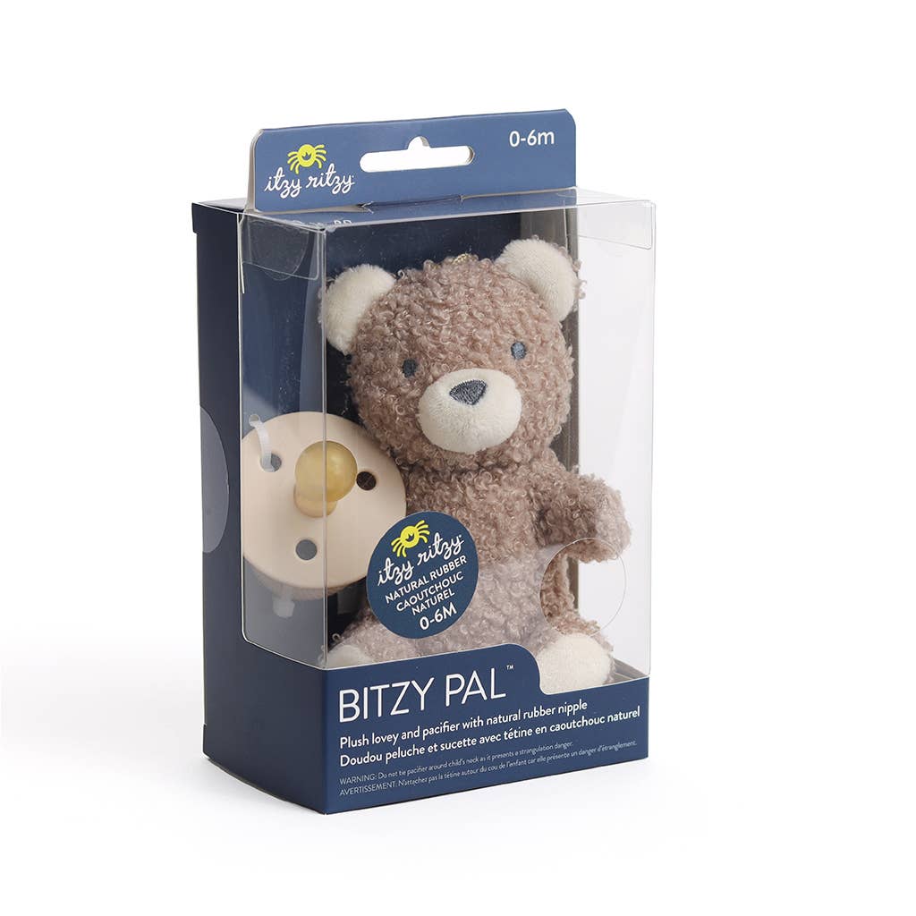 Itzy Ritzy | Bitzy Pal Natural Rubber Pacifier & Plush