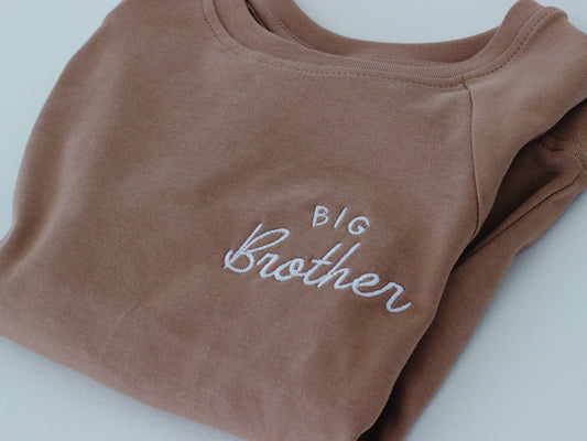 Big Brother Organic Cotton Pullover | Truffle