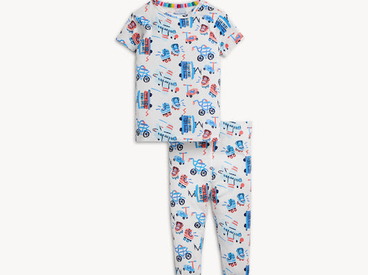 Magnetic Me | Magnetic Pajama Set - I Wheel Survive