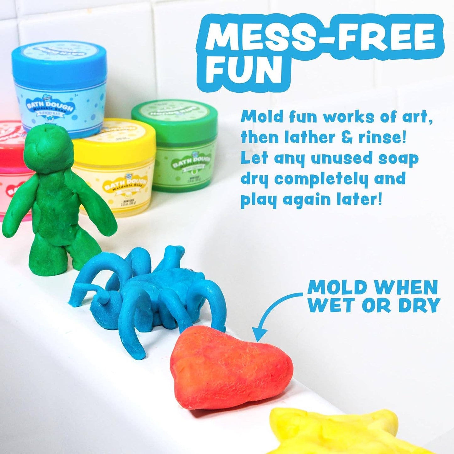 Tub Works® Bath Dough™ Moldable Kids Soap