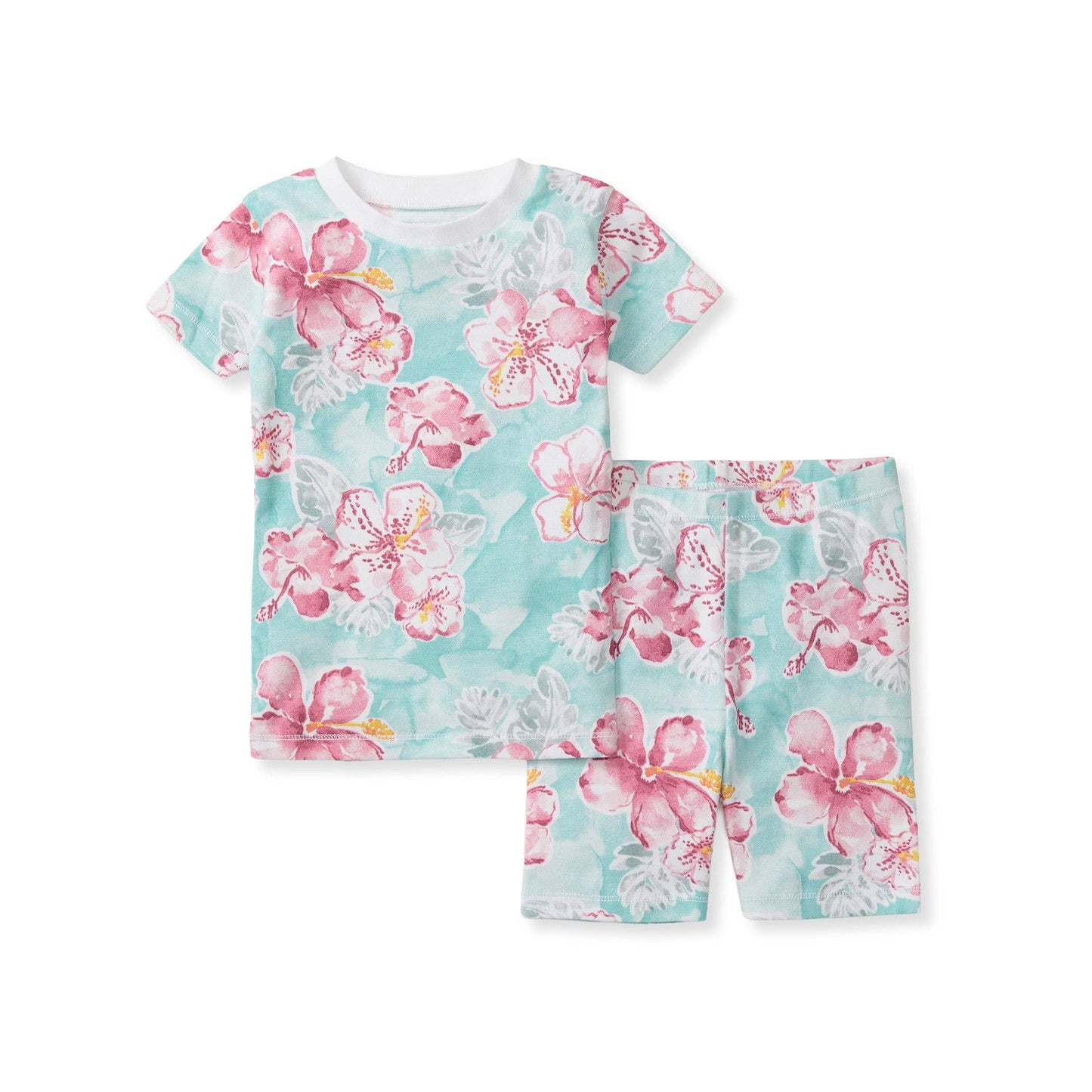 Burt's Bees Baby - Painted Hibiscus Organic Cotton Two-Piece Pajamas