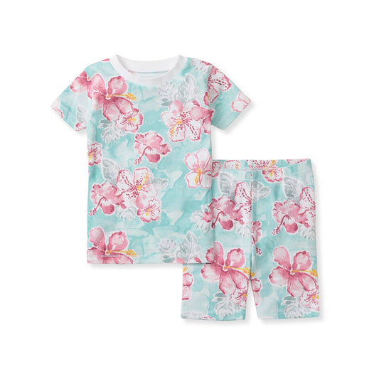 Burt's Bees Baby - Painted Hibiscus Organic Cotton Two-Piece Pajamas