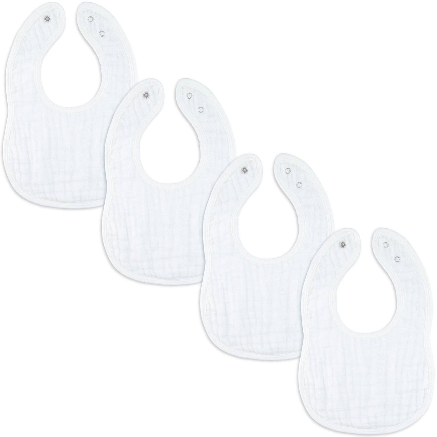 Muslin Cotton Baby Bibs Adjustable Size