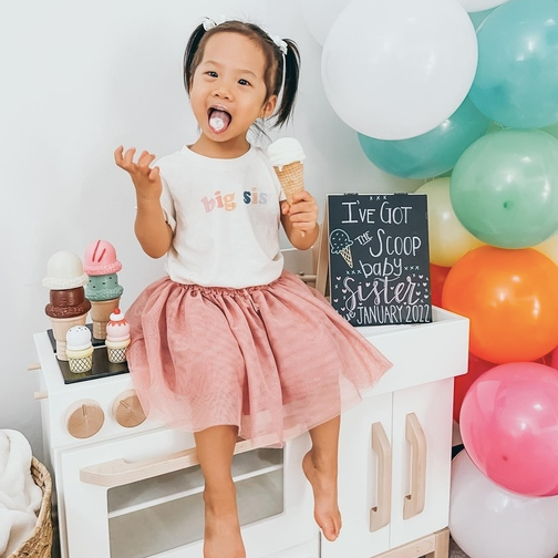 organic cotton tee | big sis original
