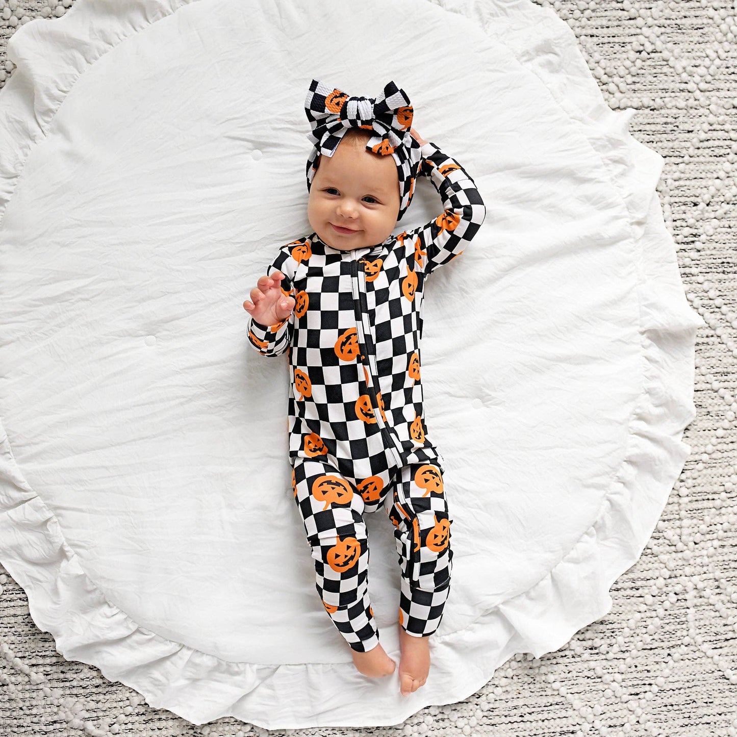 Merlin Pumpkin Zip Romper