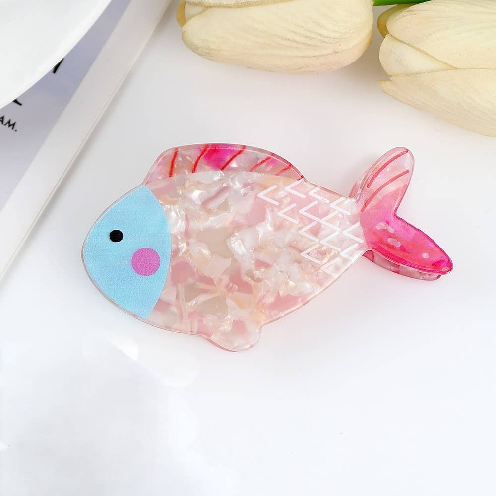 Reel Cute Fish Claw Clips