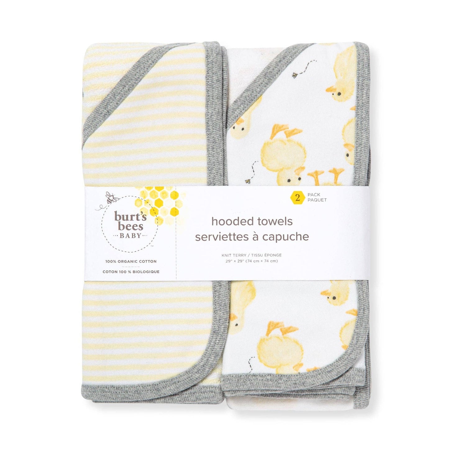 Little Ducks Hooded Towels 2 Pack | Organic Cotton