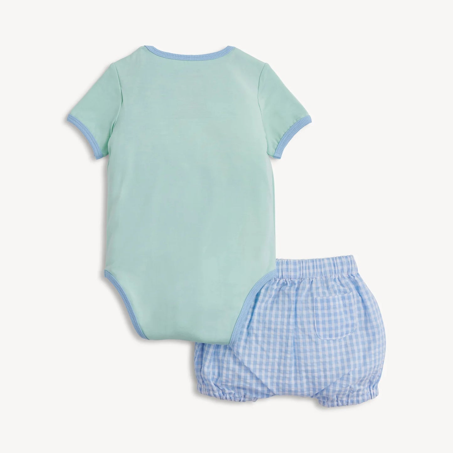 Magnetic Me | Magnetic Bodysuit & Bloomer Set - Colorblock Aloe