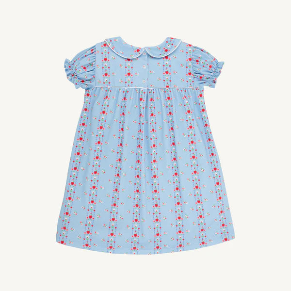 TBBC | Holly Day Dress - First Day Flowers with Worth Ave White & Richmond Red