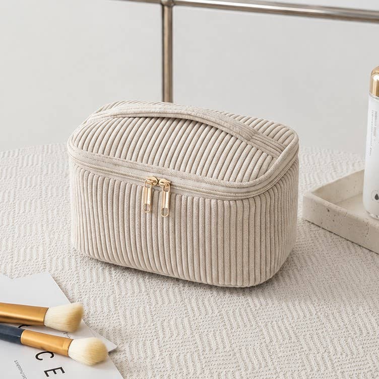 Corduroy Cosmetic Bag
