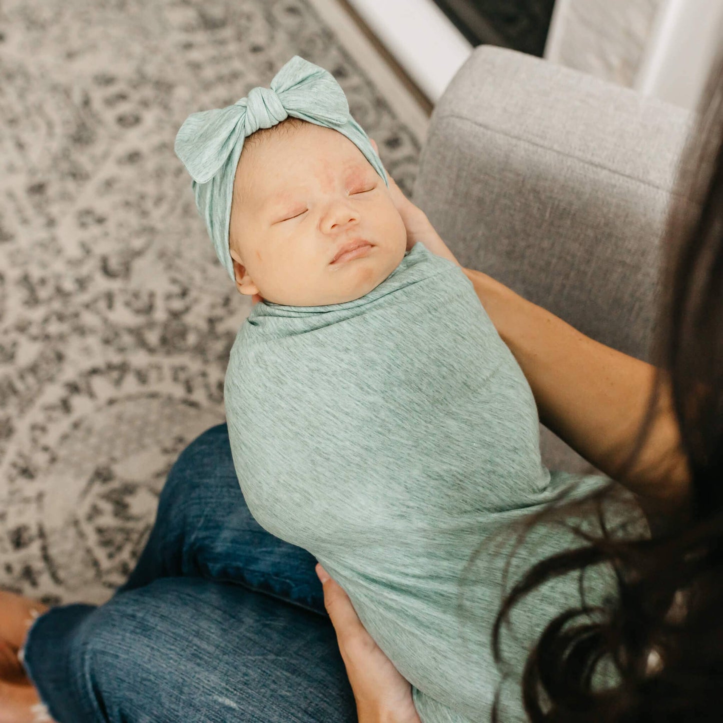 Copper Pearl | Knit Swaddle Blanket - Emerson