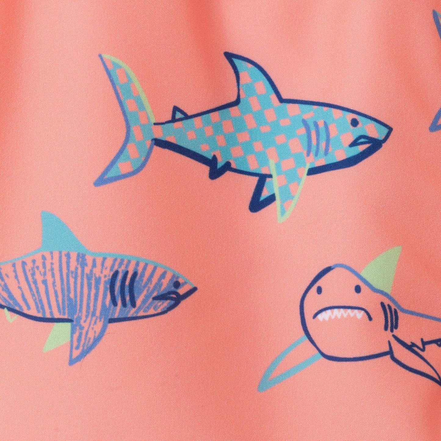 Andy & Evan - Boys Short Sleeve Rashguard Set | Shark Sketches