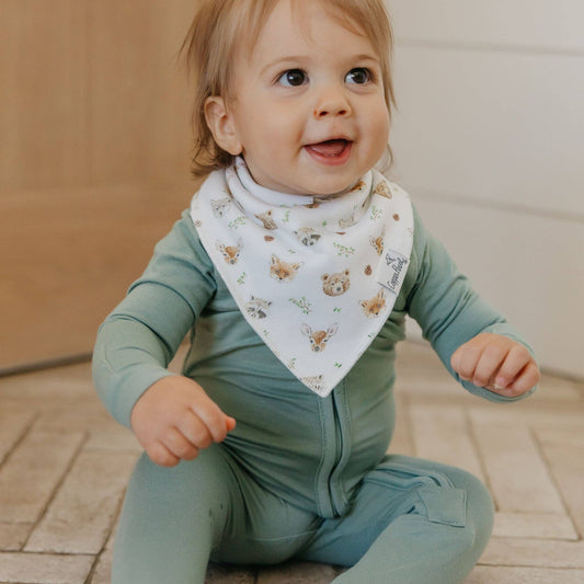 Copper Pearl | 4 Pack Baby Bandana Bibs - Wilder