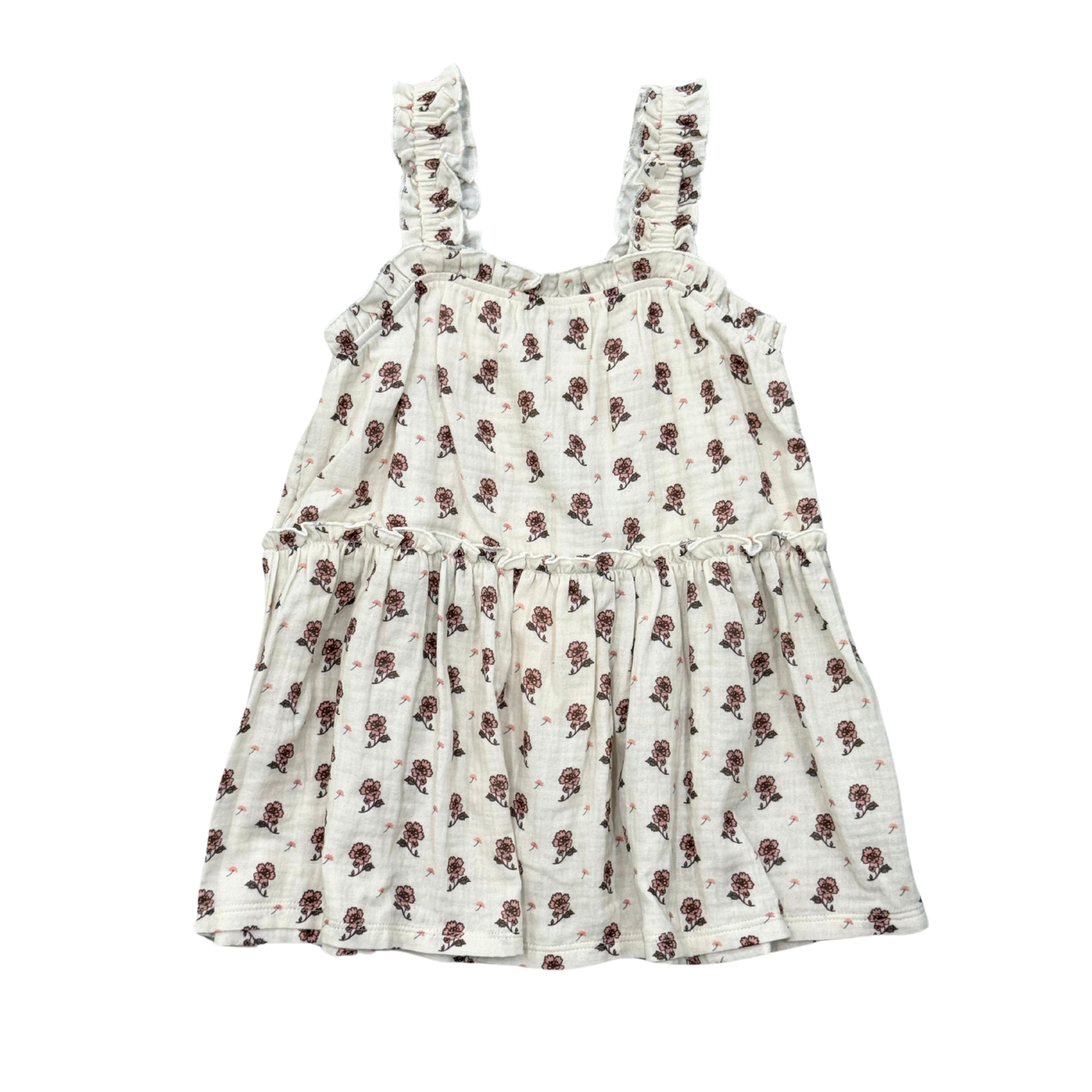 Avery & Alexander Ruffle Gauze Tank