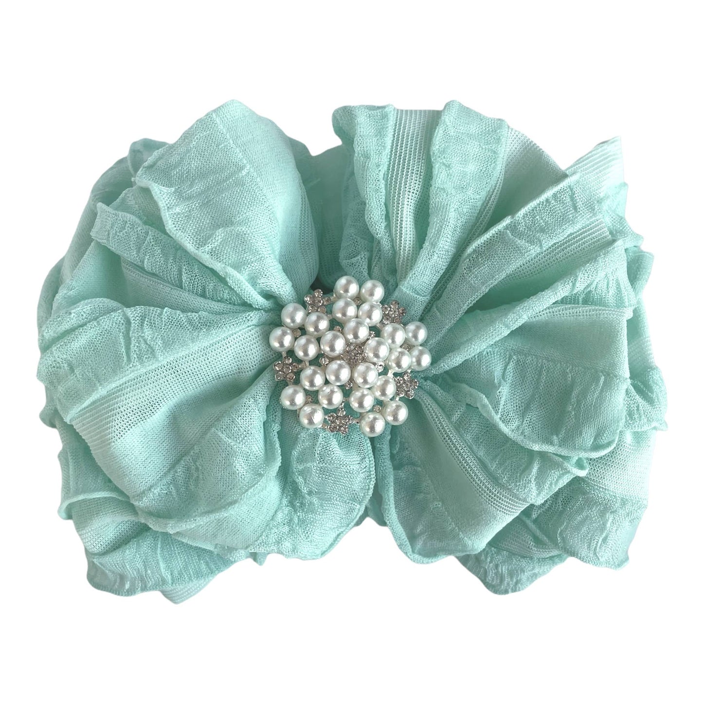 Rockin Royalty - Pearl Ruffled Headband