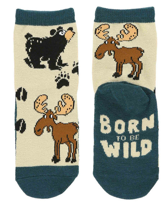 LazyOne | Born To Be Wild Blue Infant Sock