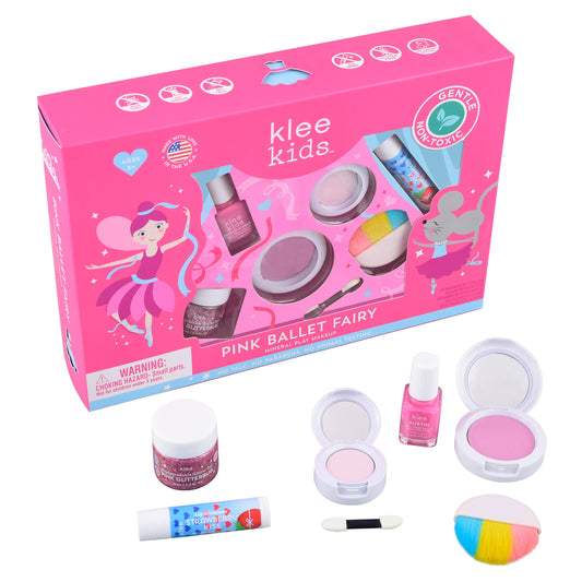Klee Naturals | Pink Ballet Fairy - Klee Kids Deluxe Play Makeup Kit