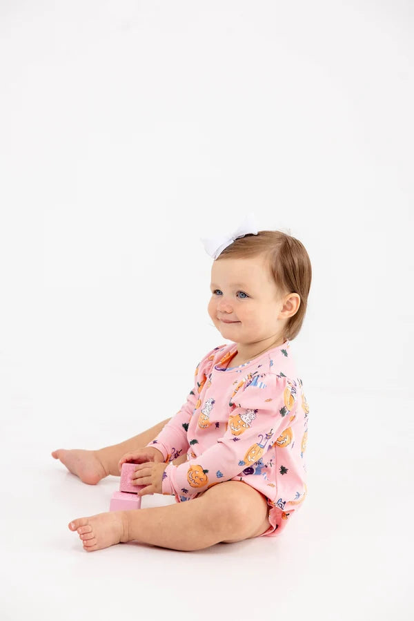 TBBC | Long Sleeve Penny's Play Bubble - Candy and Critters with Sandpearl Pink
