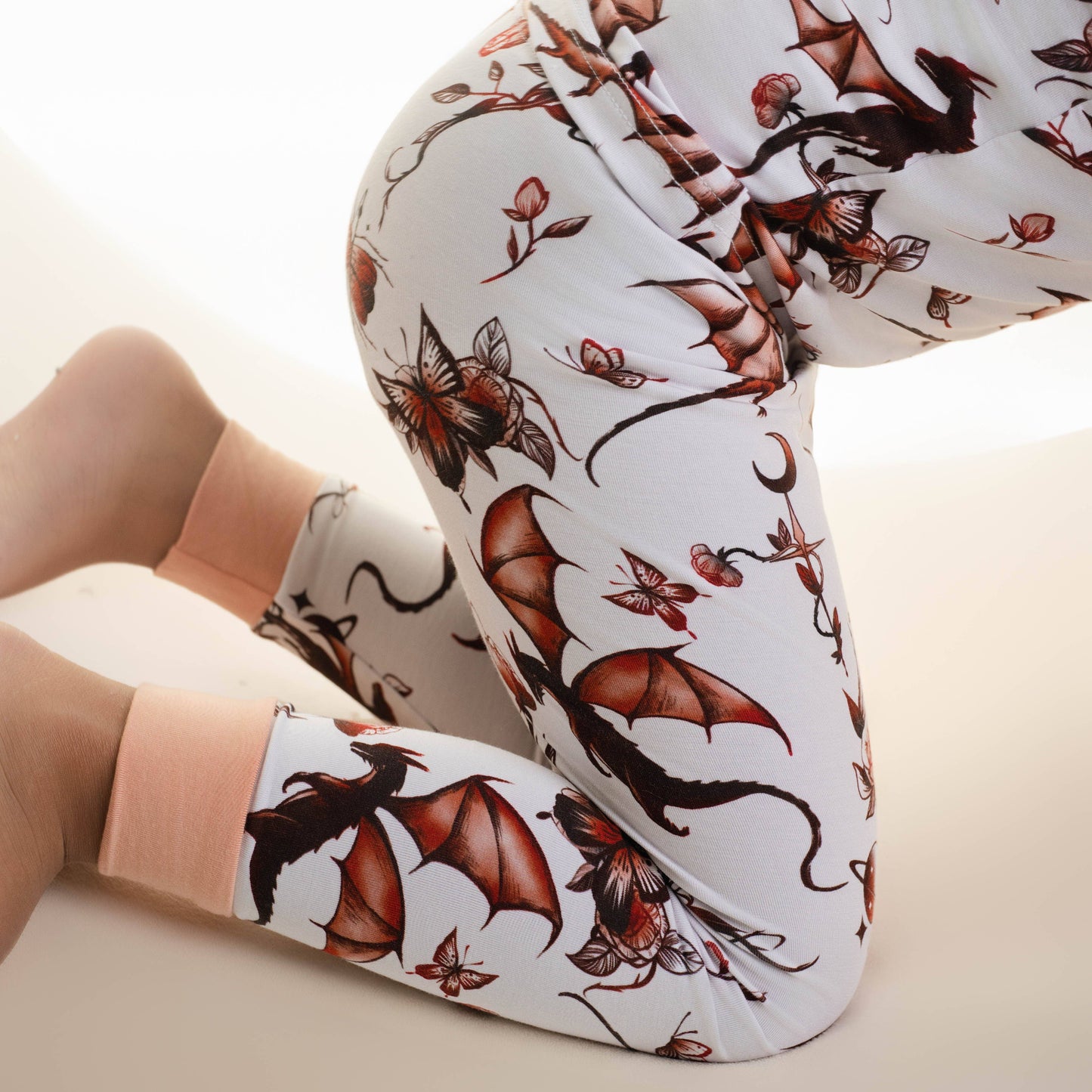 Dreaming with Dragons Long Sleeve Kids Bamboo Pajama Set