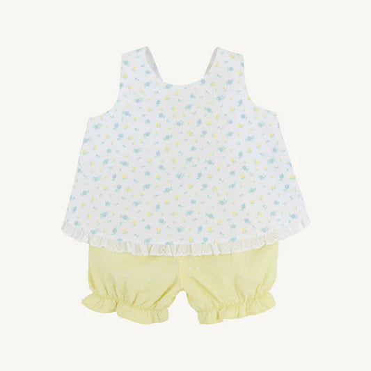 TBBC | Susy Swing Top Set - Dunwoody Daisy with York Yellow Dallas Dot