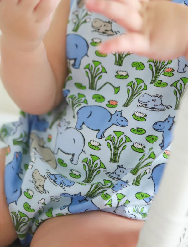 TBBC | Patton Play Bubble - Bal Harbour Hippo (Beale Street Blue) with Sunrise Blvd Blue