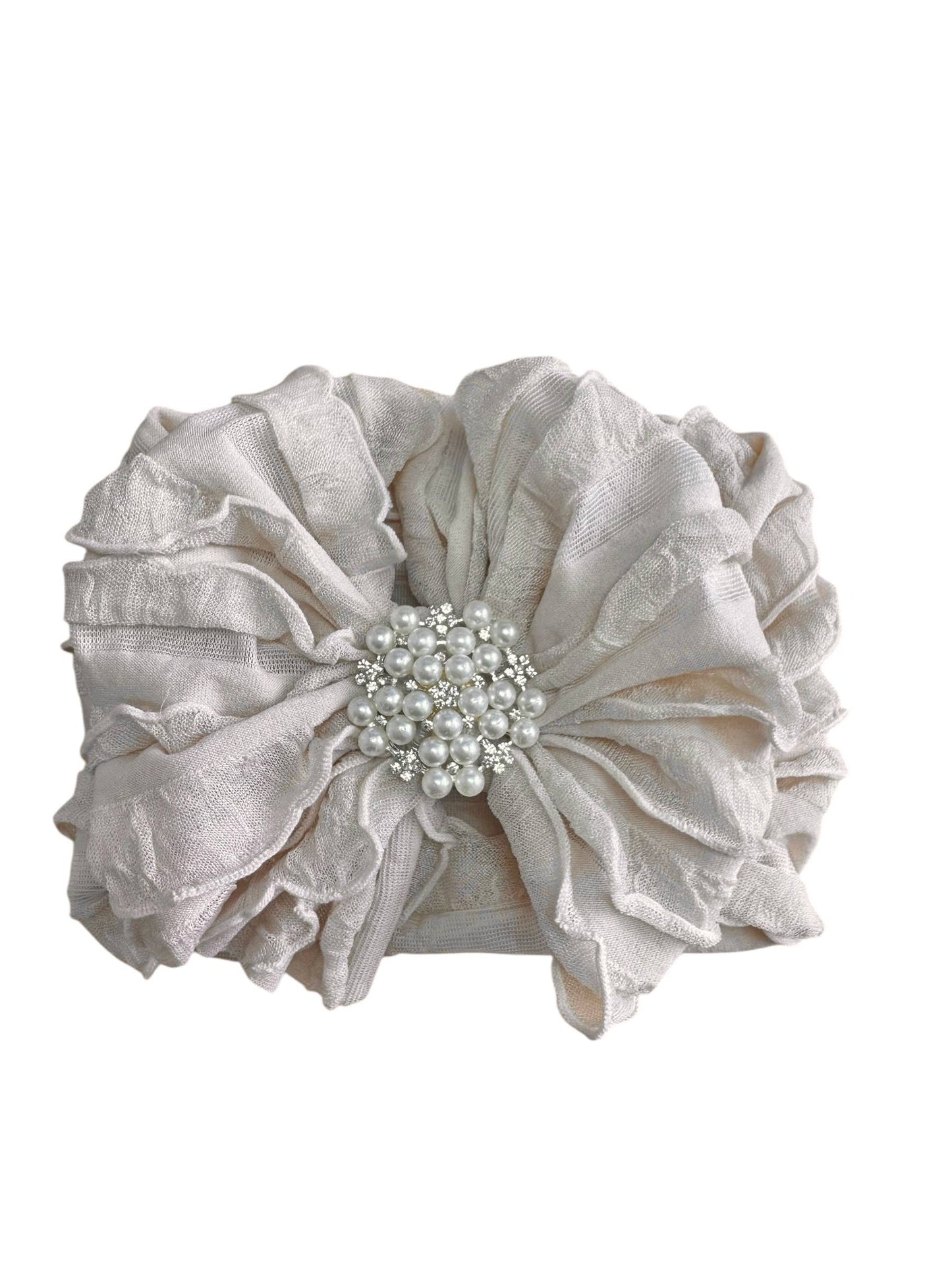 Rockin Royalty - Pearl Ruffled Headband