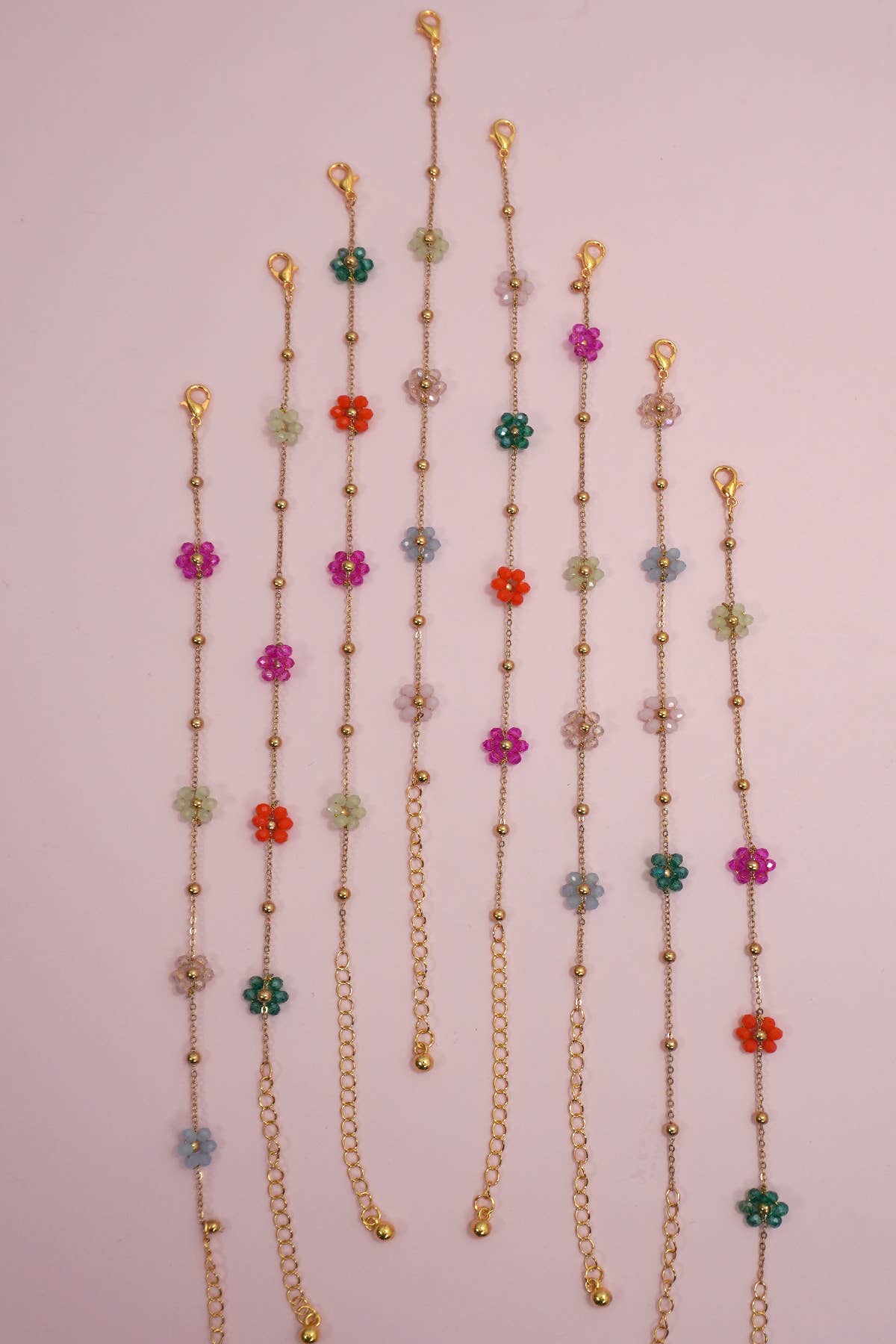 Beaded Flower Bracelet